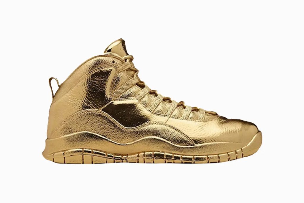 Expensive sneakers Gold OVO Jordans