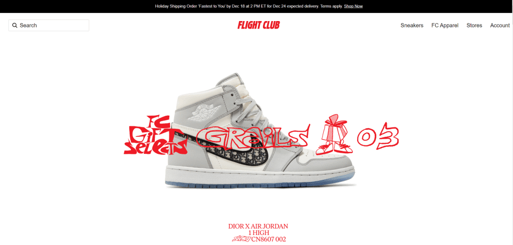 Flight Club Marketplace for Sneaker Sellers